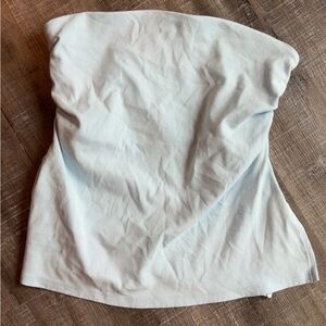 Light Blue Strapless Tube Top